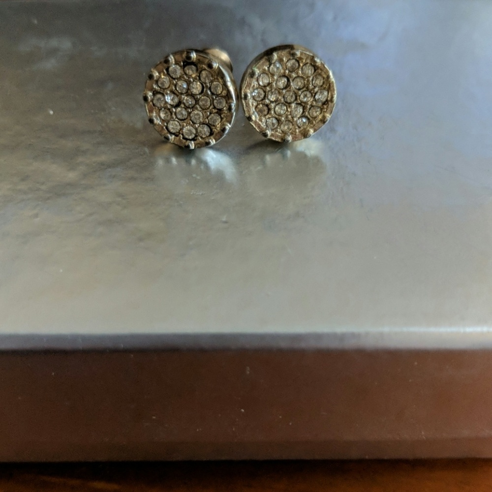 Gold Pavé Earrings